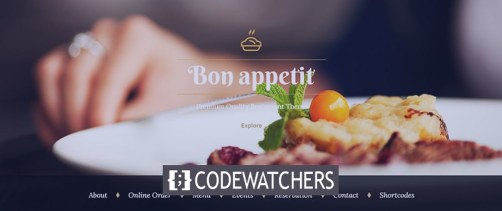 Review: Bon Appetit - Eten bestellen WordPress-thema voor Restaurant