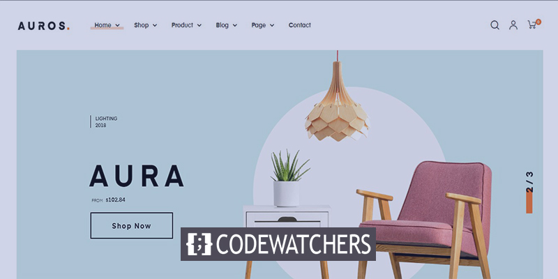Review: Auros - Furniture Elementor WooCommerce Theme