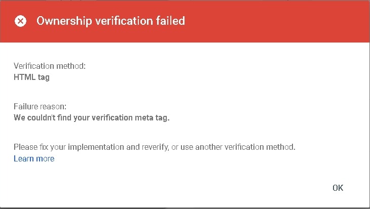 Site verification