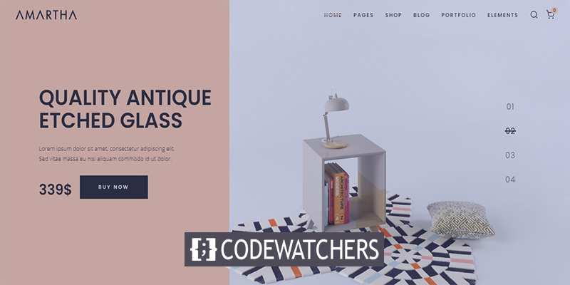 Обзор: Amartha - современная тема Elementor WooCommerce