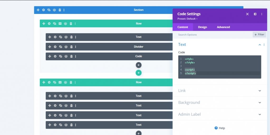 Module code