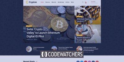 Best Cryptocurrency And Bitcoing WordPress Themes 2022