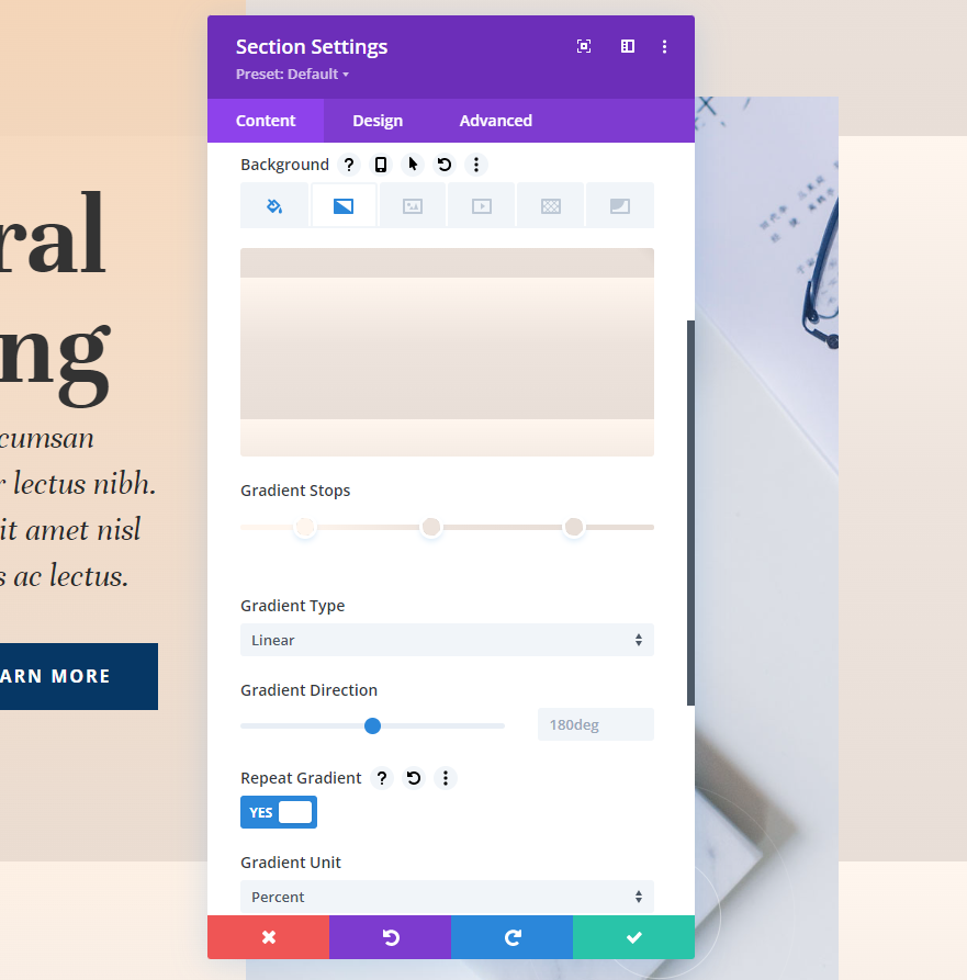How to Create Background Patterns Using Gradient Repeat Option In Divi -  CodeWatchers