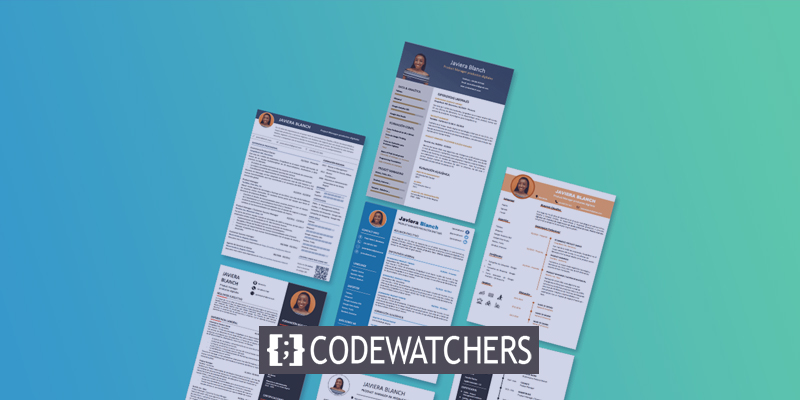 7 เทมเพลต Resume ที่สร้างสรรค์ฟรีจาก Envato Elements