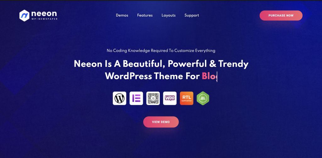 Neeon - WordPress News Magazine Theme