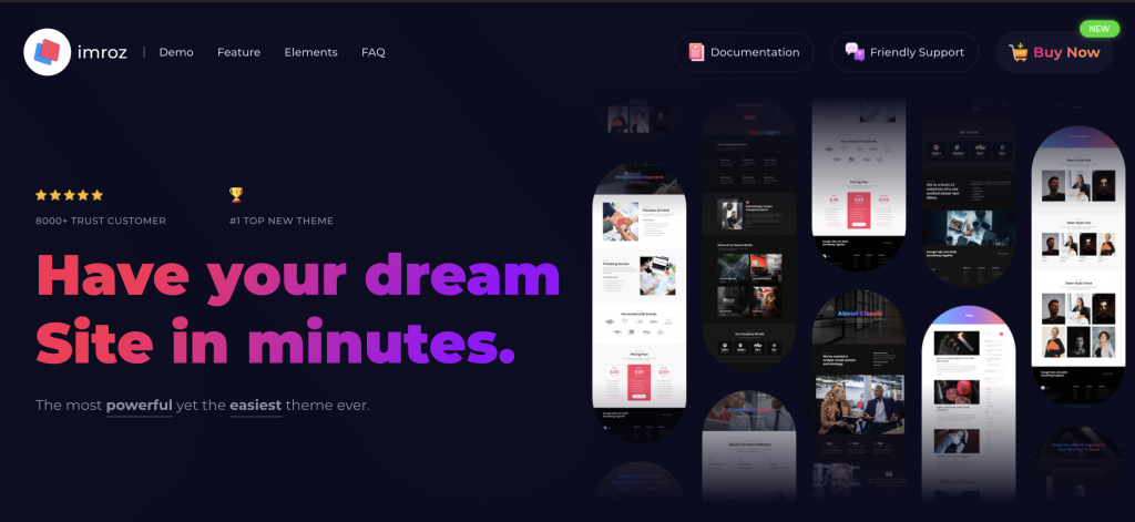 Imroz - Agency & Portfolio Theme