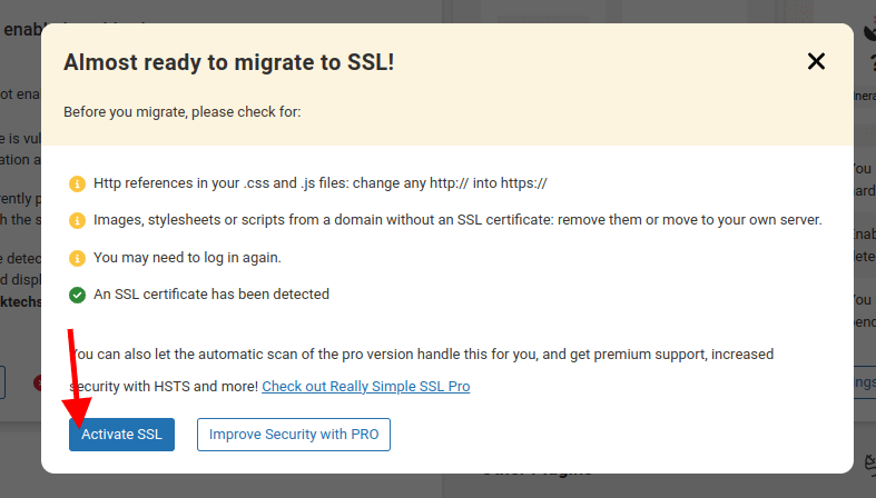 Really simple ssl